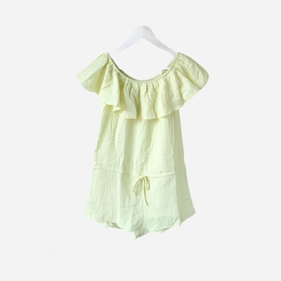 🌸New🌸 Eberjey Off the shoulder Teddy Romper Sz S - Picture 9 of 10